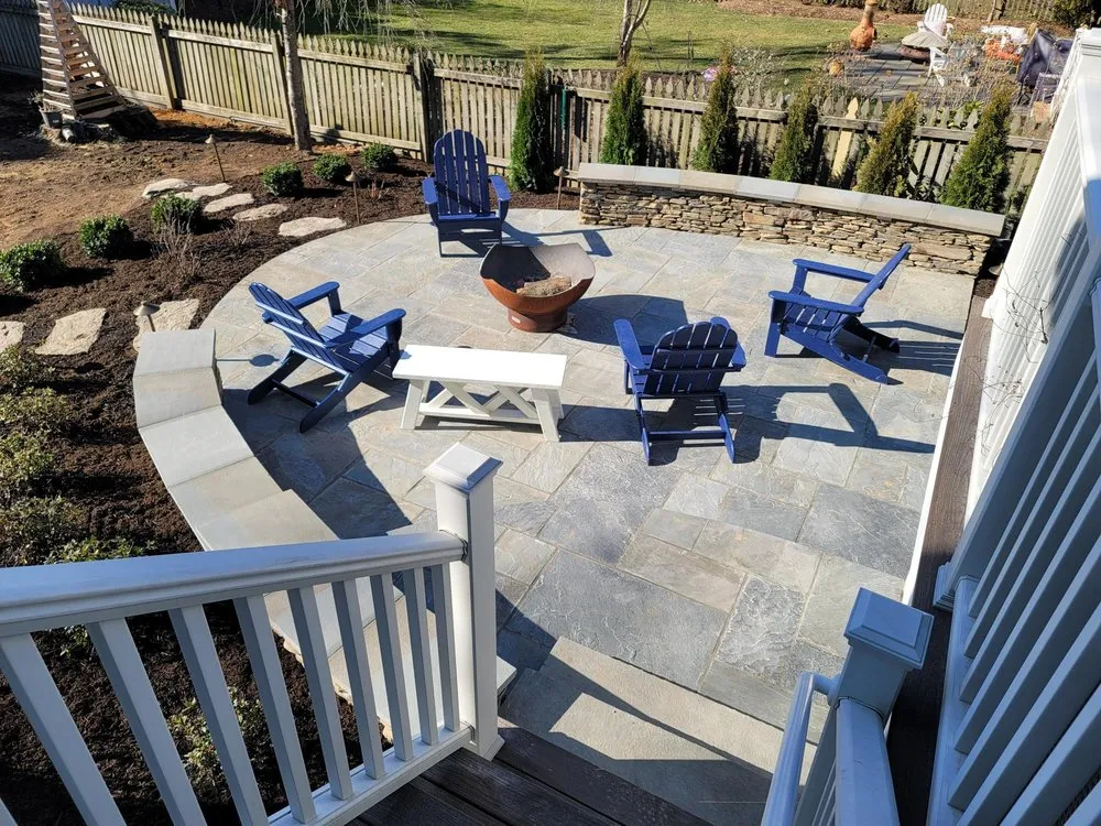 Top-rated lawn mowing service for year-round maintenance in Falls Church, VA by Custom Stonescaping