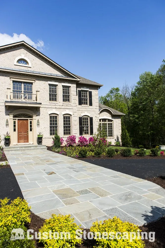 Local residential landscaping with custom design in Falls Church, VA by Custom Stonescaping
