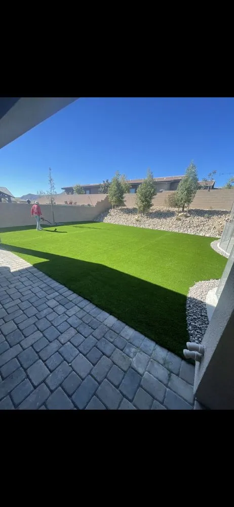 Affordable yard cleanup service for beautiful yards in Las Vegas, NV by Custom Touch Landscape