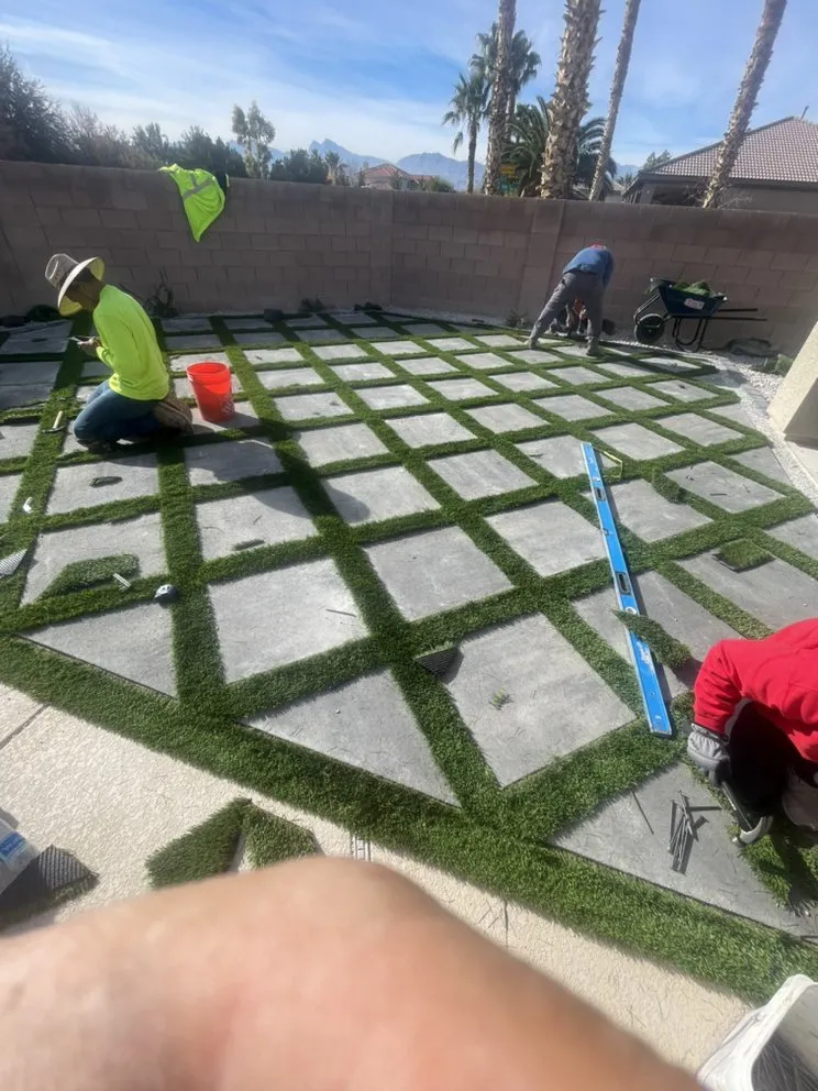 Top-rated lawn mowing service in Las Vegas, NV by Custom Touch Landscape