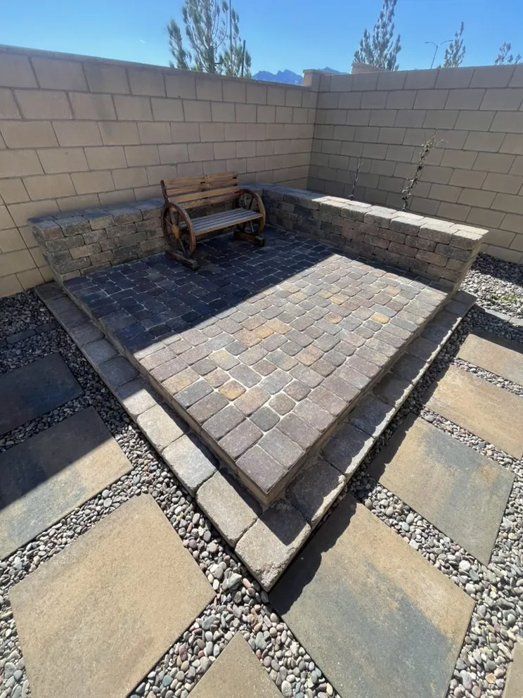 Top-rated garden landscaping in Las Vegas, NV by Custom Touch Landscape