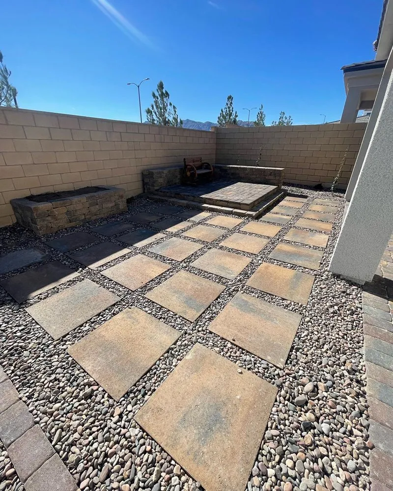 Professional landscape installation in Las Vegas, NV by Custom Touch Landscape