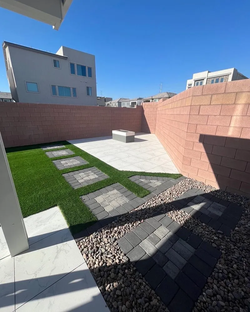 Local landscaping services for residential properties in Las Vegas, NV by Custom Touch Landscape