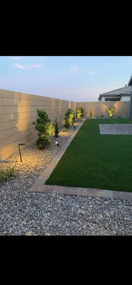 Top-rated yard cleanup service for year-round maintenance in Las Vegas, NV by Custom Touch Landscape