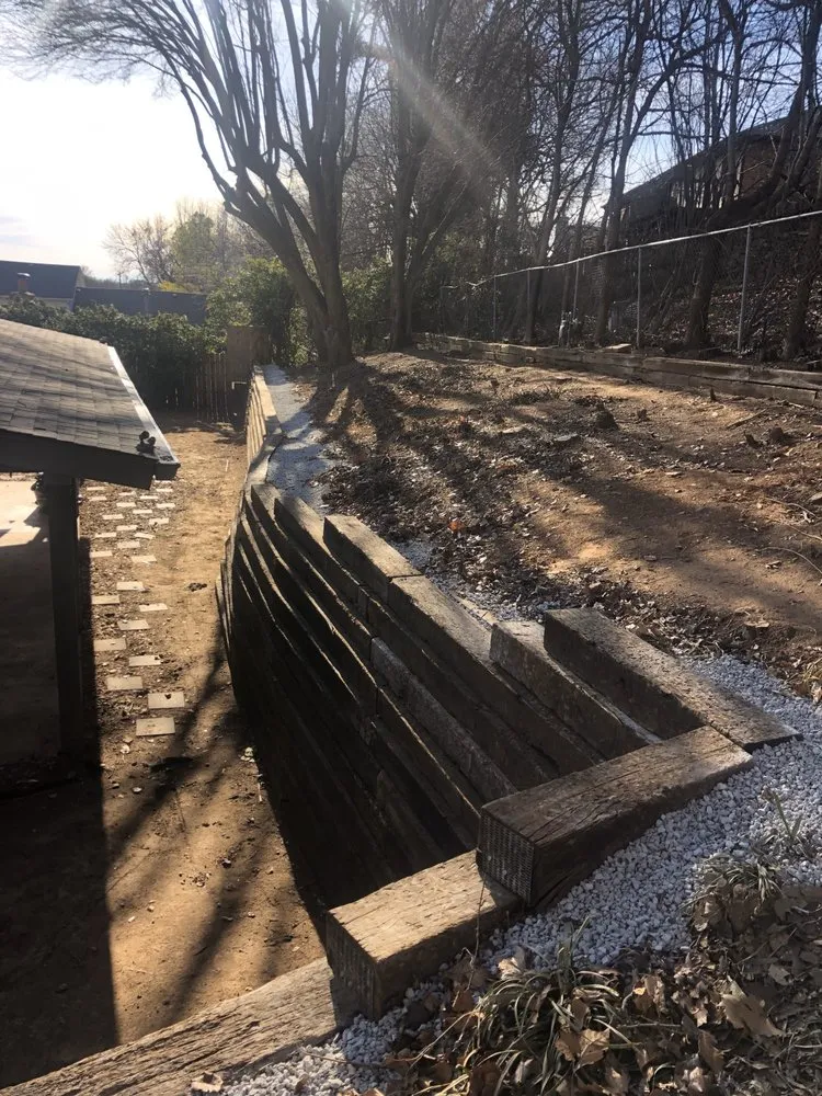 Custom garden landscaping in Broken Arrow, OK by Custom Tree Care & Landscaping