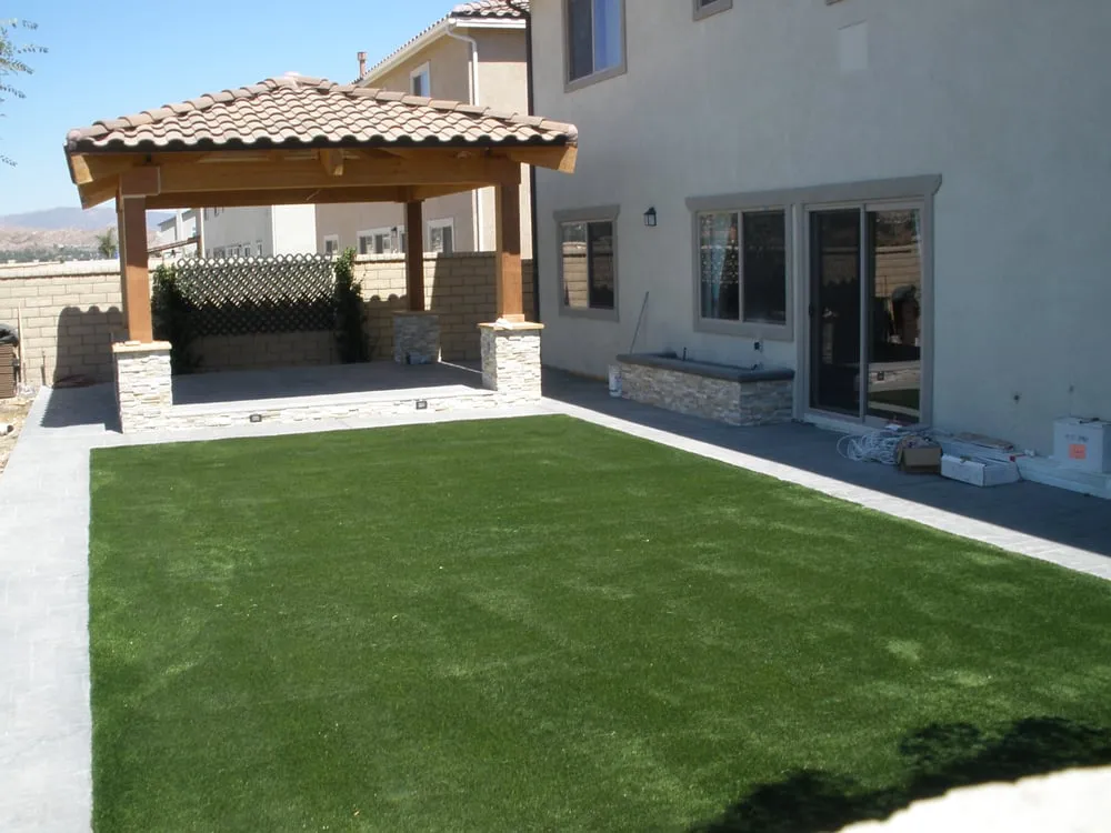 Affordable lawn mowing service for outdoor upgrades in Valencia, CA by Custom Turf Scapes