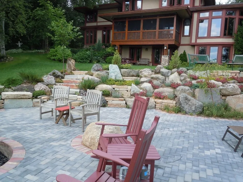Local landscape installation for year-round maintenance in Rhinelander, WI by Customer's Choice Landscaping