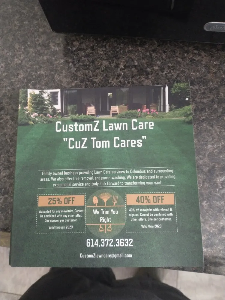Custom yard cleanup service near you in Orient, OH by Customz Lawn Care