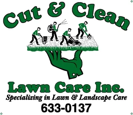 Cut & Clean Lawn Care Logo