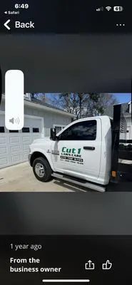 Cut 1 Lawn Care Logo