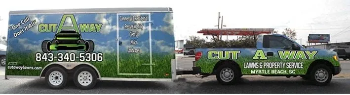 Professional landscape design in Myrtle Beach, SC by Cut A Way Lawns & Property Service