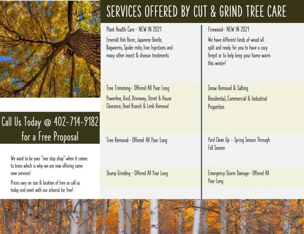 Professional landscaping services experts serving Omaha, NE - Cut and Grind Tree Care
