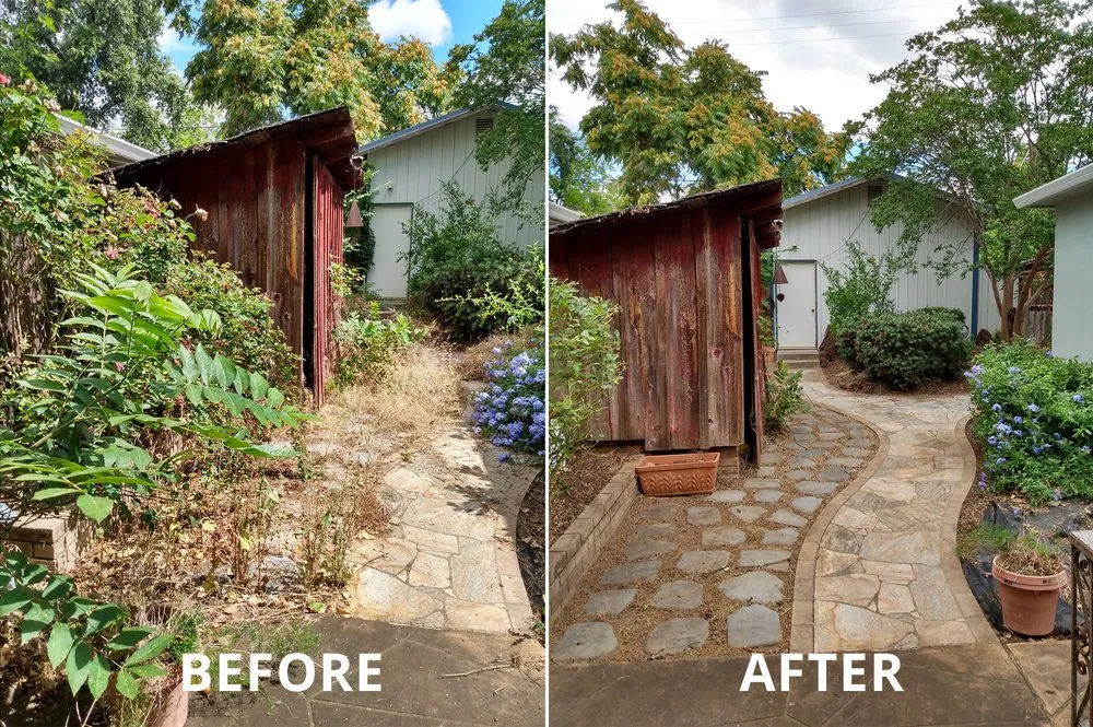 Local garden landscaping in Redding, CA by Cut And Trim Yard Service