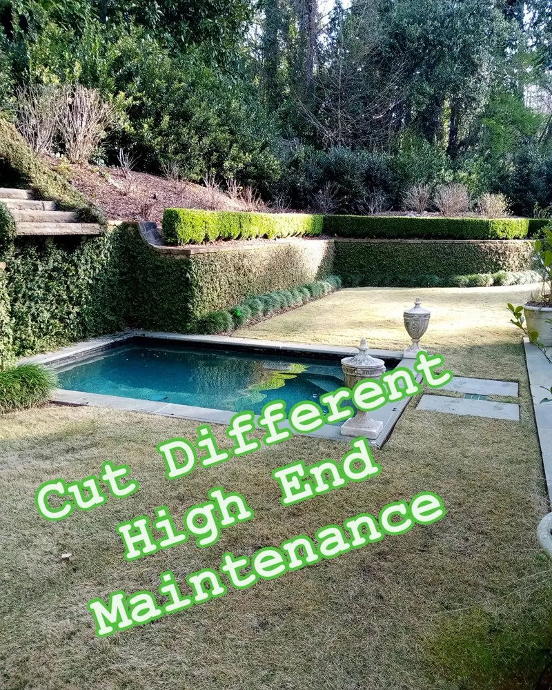 Custom landscape installation in Atlanta, GA by Cut Different Lawn Care