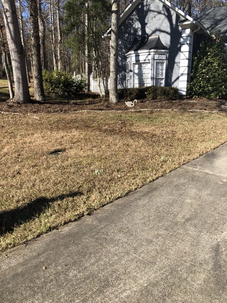 Custom landscape design in Austell, GA by Cut, Edge, & Blow