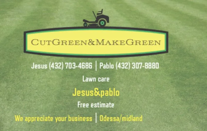 Local landscape design in Odessa, TX by Cut Green & Make Green