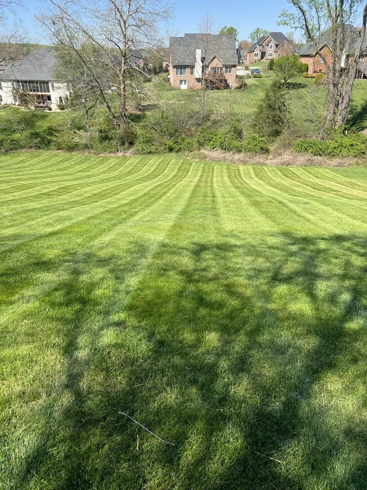 Custom lawn care service with custom design in Lynchburg, VA by Cut Masters