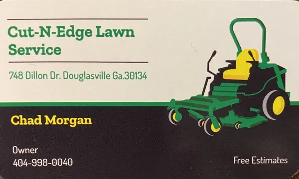 Cut N Edge Lawn Service Logo