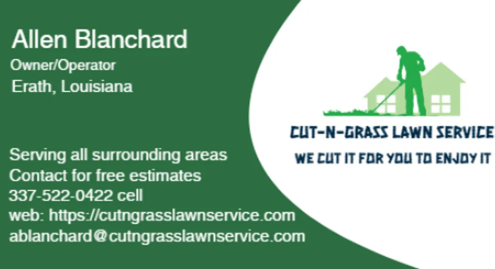 Affordable landscape design for year-round maintenance in Erath, LA by Cut N Grass Lawn Service