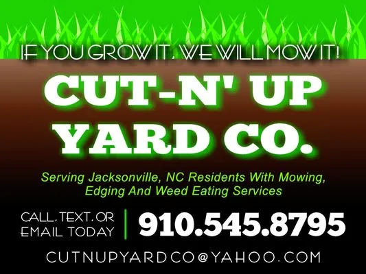 Cut-N' Up Yard Logo