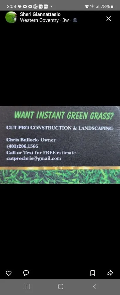 Local landscape design in Coventry, RI - Cut-Pro Lawncare & Construction