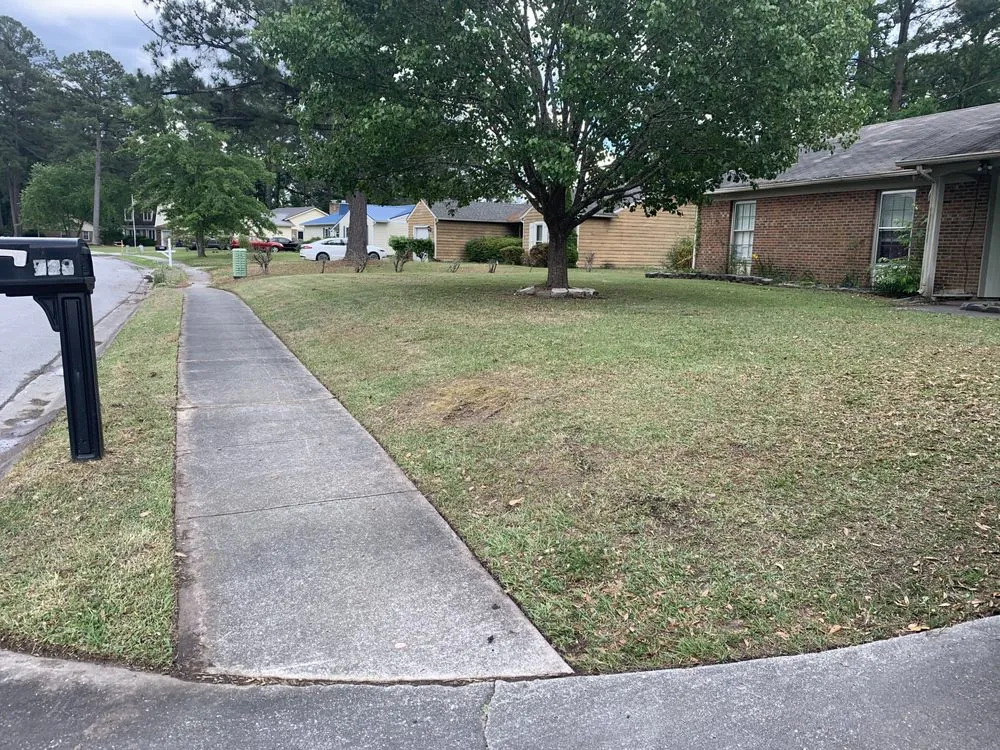 Professional outdoor landscaping for residential properties across Jacksonville, NC - Cut The World Lawncare