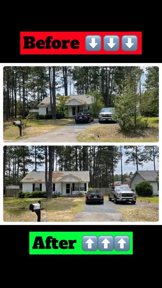 Local landscape installation in Aberdeen, NC - Cut Up Jackson