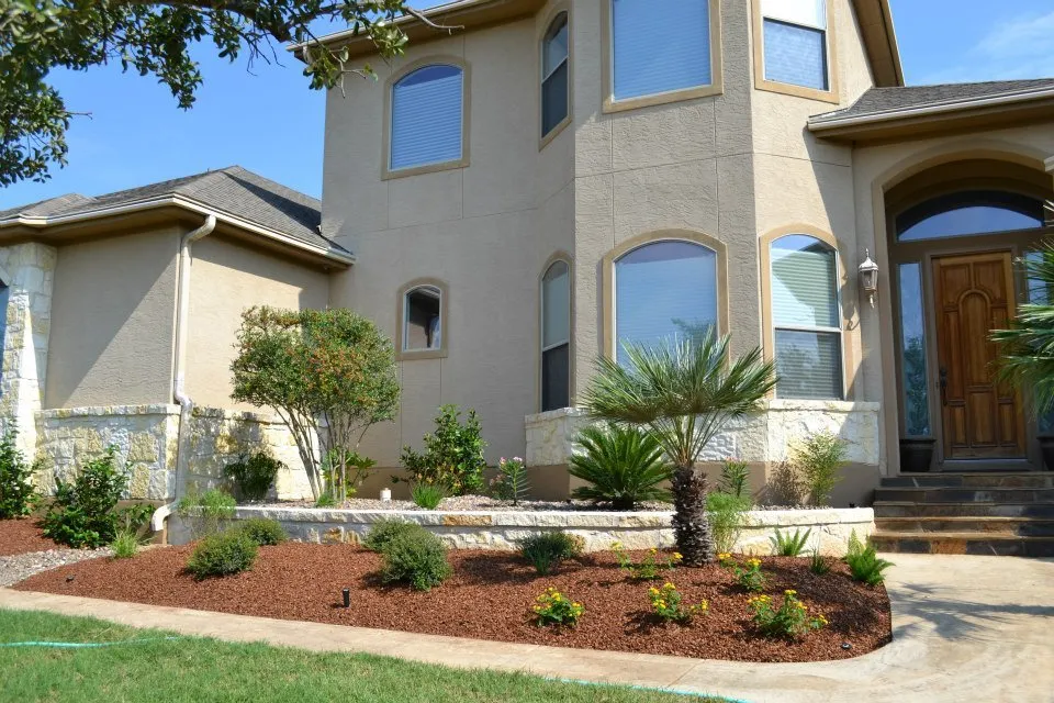 Professional residential landscaping in San Antonio, TX by Cutrite Landscaping