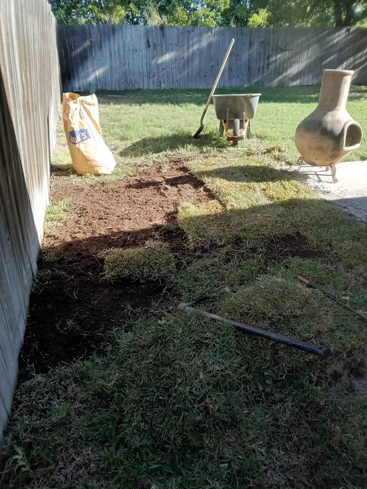 Custom garden landscaping for outdoor upgrades in Austin, TX by Cuts & Edges Lawn Services