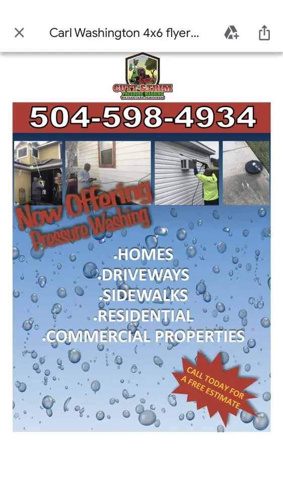 Expert lawn mowing service in New Orleans, LA by Cutt & Trim Lawn Care