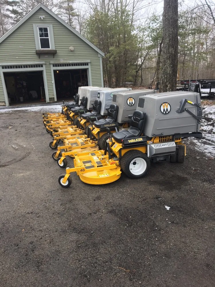 Local landscape design in Windham, ME by Cutter's Edge Lawn Maintenance and Hydroseeding