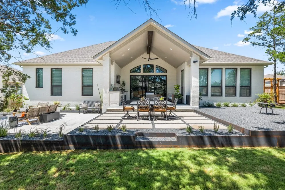 Expert outdoor landscaping with custom design in Austin, TX by Cutters Landscaping