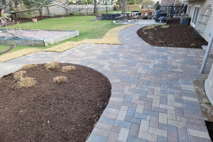 Custom landscaping services with custom design in Morris, IL by Cuttin Edge Lawn To Landscaping