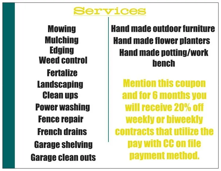 Professional yard maintenance for residential properties across Palacios, TX - Cuttin' Green Lawn Care