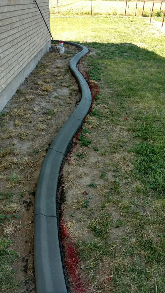 Affordable landscape installation in Rupert, ID by Cutting Edge Curbing