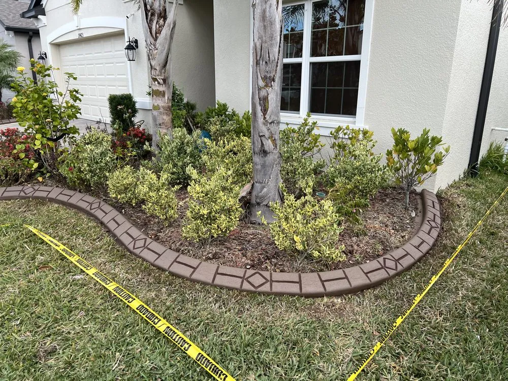 Local garden landscaping for year-round maintenance across Tampa, FL - Cutting Edge Curbing
