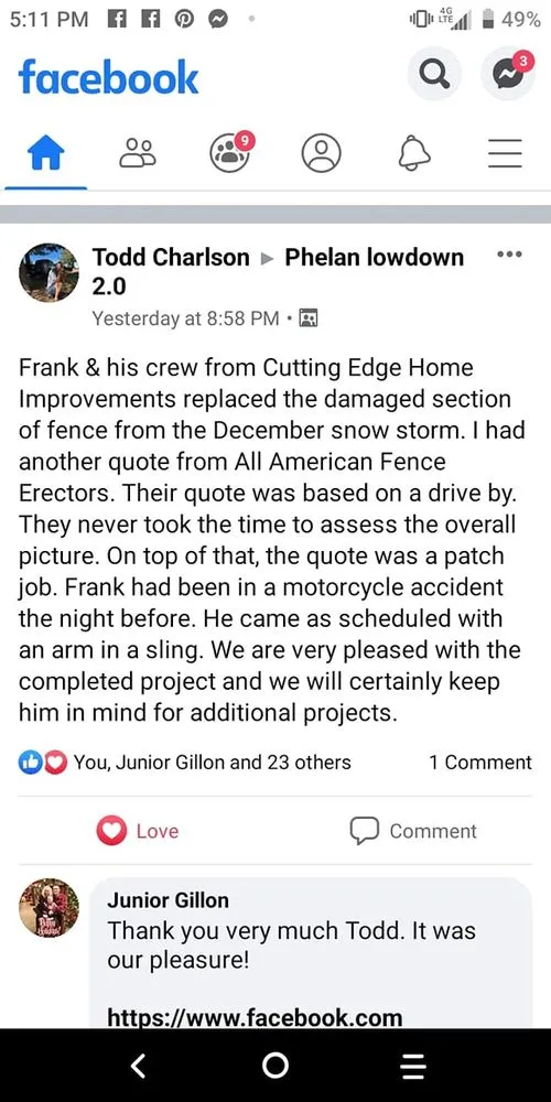 Expert garden landscaping in Pinon Hills, CA - Cutting Edge Home Improvements + Landscaping