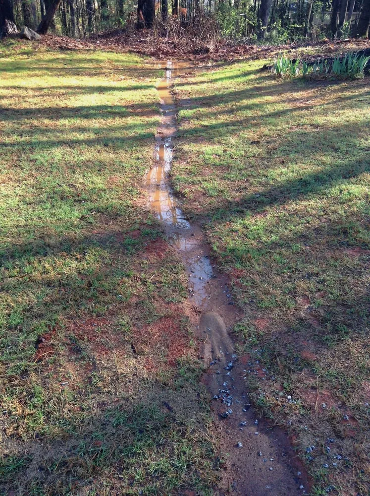 Custom garden landscaping in Newnan, GA by Cutting Edge Landscape Services