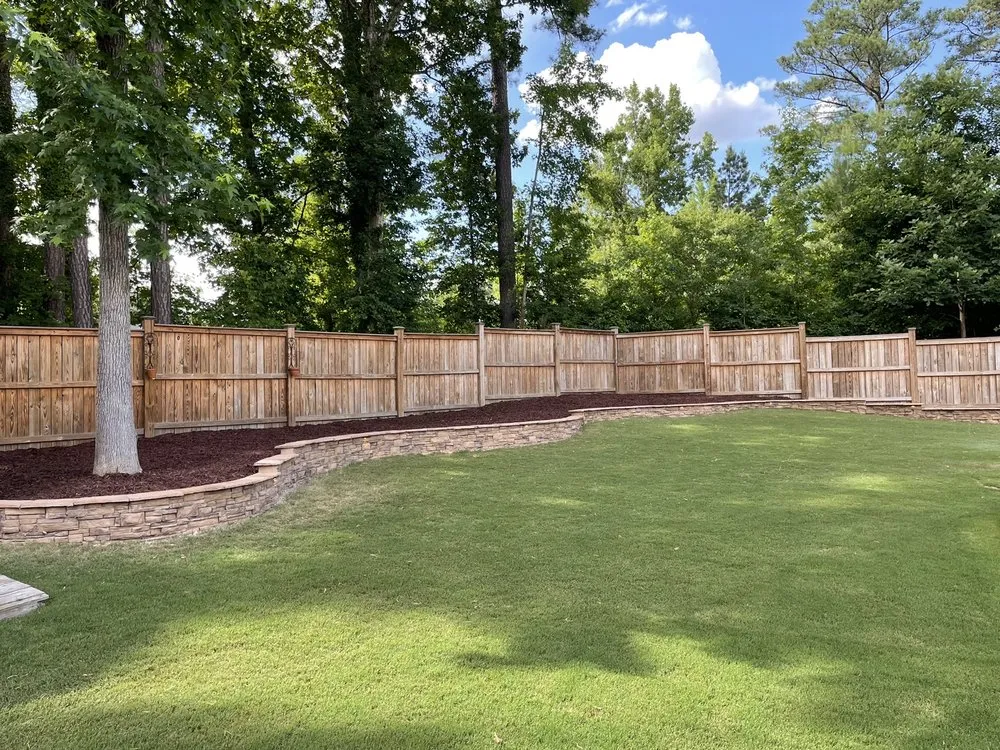 Professional garden landscaping for beautiful yards in Apex, NC by Cutting Edge Landscaping Services