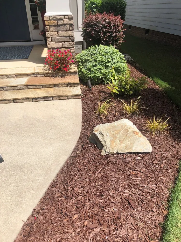 Reliable garden landscaping in Apex, NC by Cutting Edge Landscaping Services