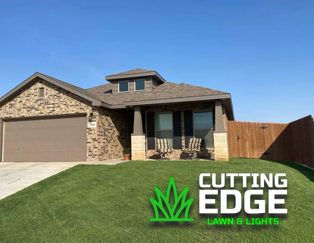 Professional lawn mowing service in Lubbock, TX - Cutting Edge Lawn & Lights