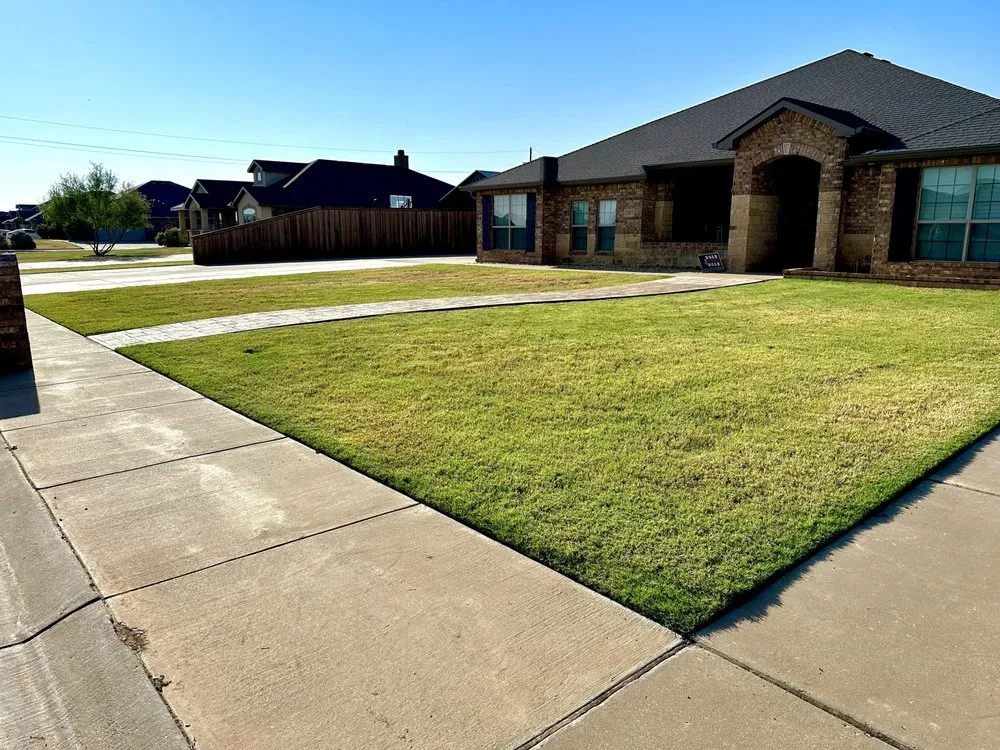 Professional landscape design in Lubbock, TX by Cutting Edge Lawn & Lights