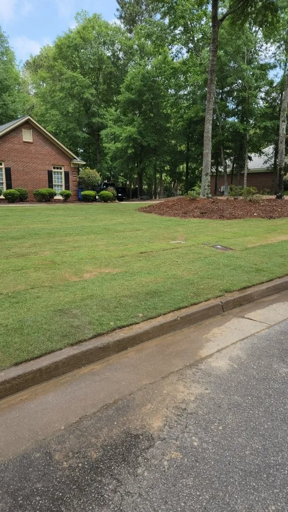 Professional garden landscaping for outdoor upgrades in Cataula, GA by Cutting Edge Lawn Care