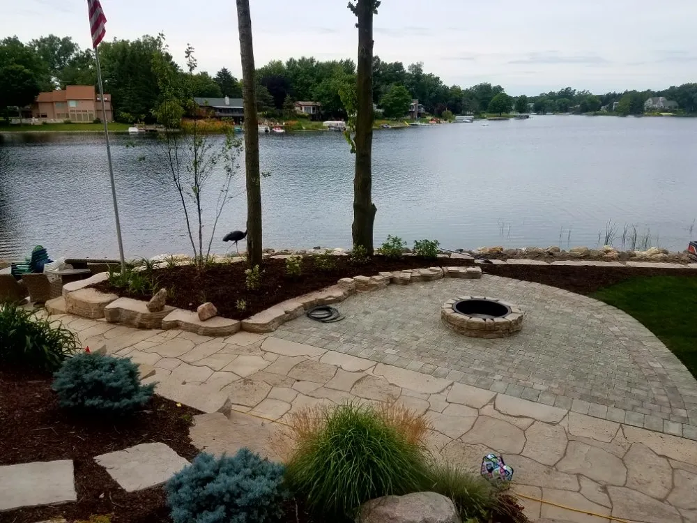 Professional residential landscaping in Lansing, MI by Cutting Edge Lawn Care