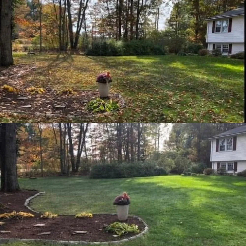 Expert garden landscaping in Orange, MA by Cutting Edge Lawn Care