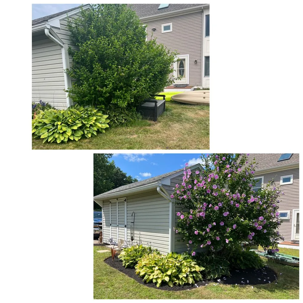 Expert garden landscaping in Orange, MA by Cutting Edge Lawn Care
