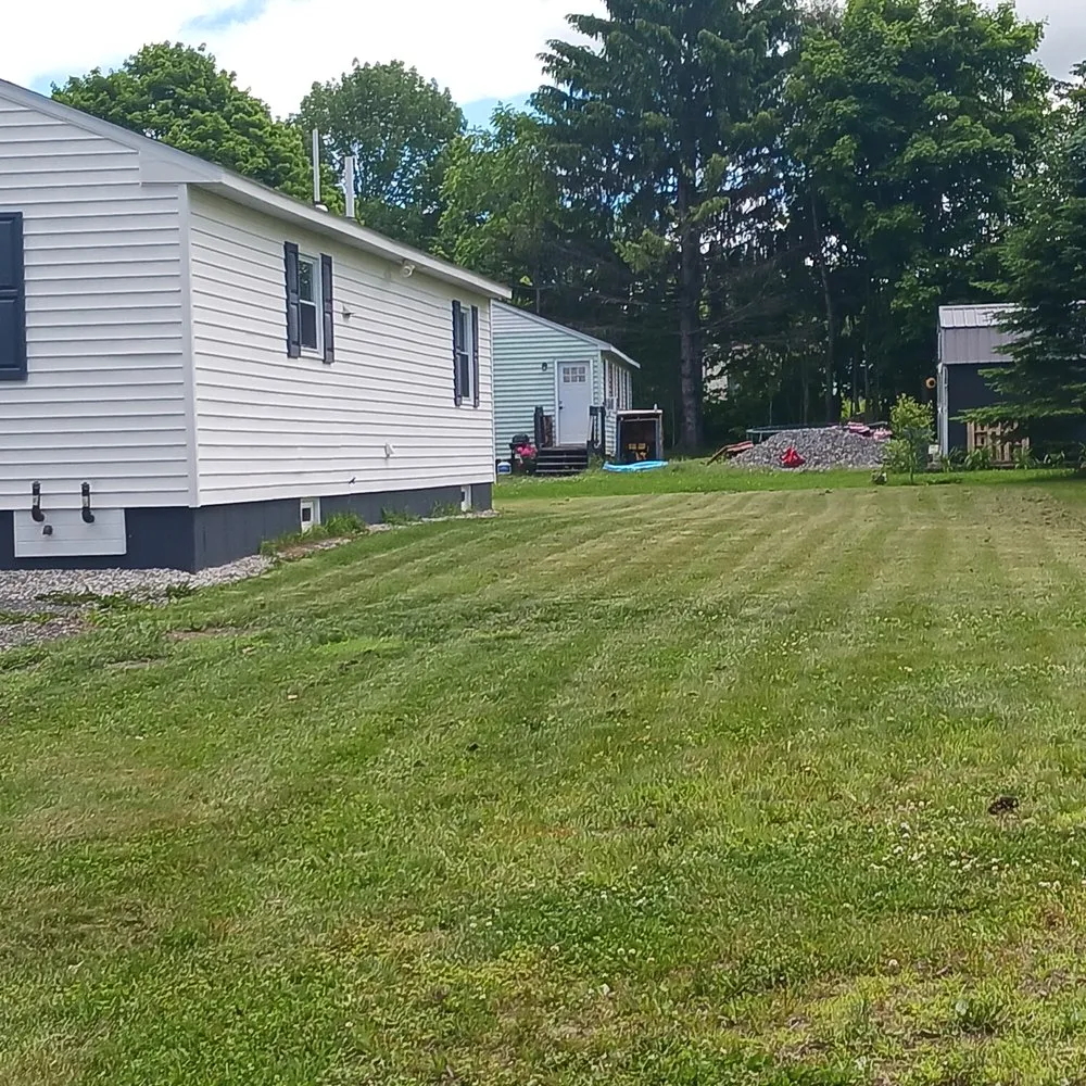 Custom residential landscaping for residential properties in Winslow, ME by Cutting Edge Lawn Care