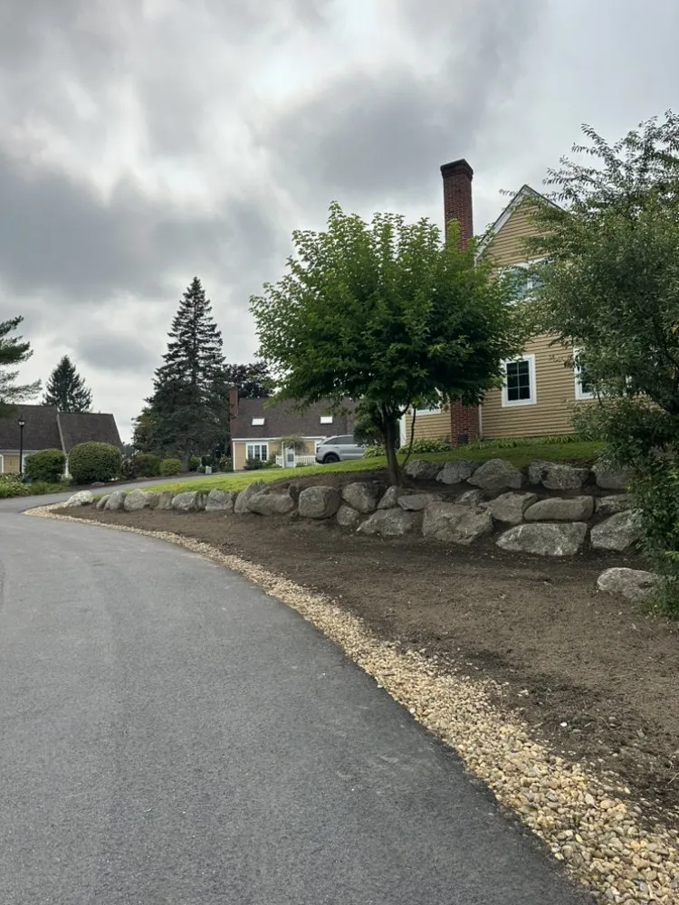 Custom garden landscaping in Gilford, NH - Cutting Edge Outdoor Services LLC