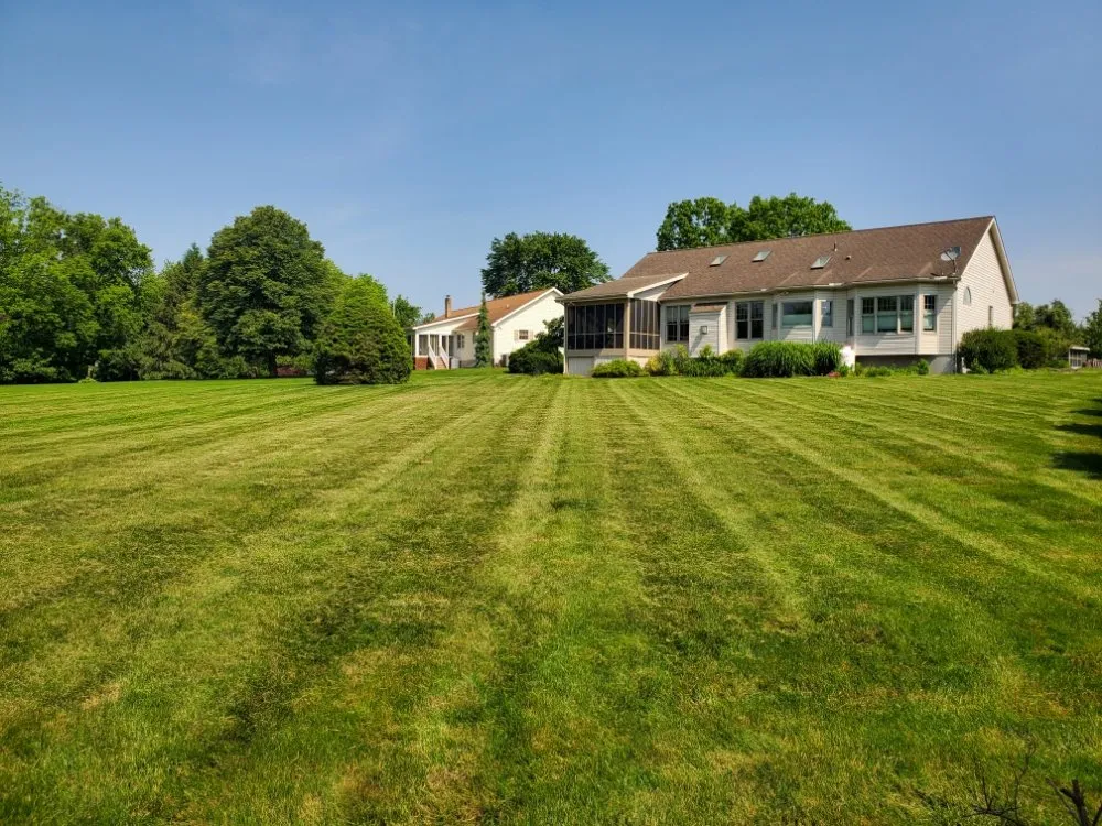 Professional lawn care service for residential properties in Farrandsville, PA by Cutting Edge Service