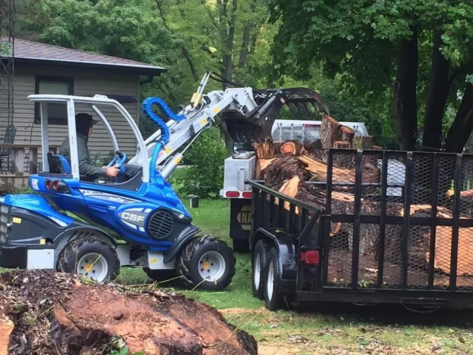 Custom garden landscaping in Racine, WI by Cutting Edge Tree Service